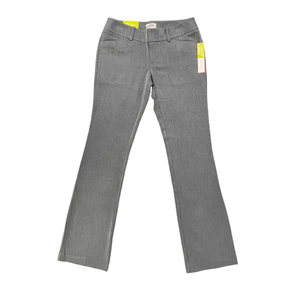 Merona Boot Cut Stretch Dress Pants Mid Rise Women’s 2 Heather Gray NWT